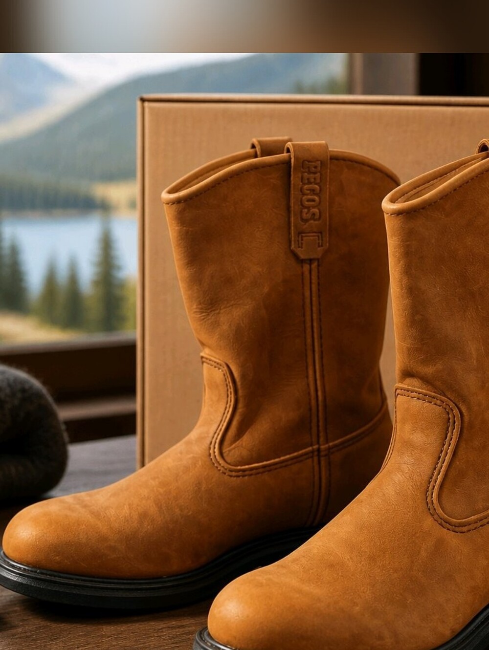 Red Wing 1105 Pecos Pull-On Work Boots Mens 10.5D NIB NOS New Made in USA 2011